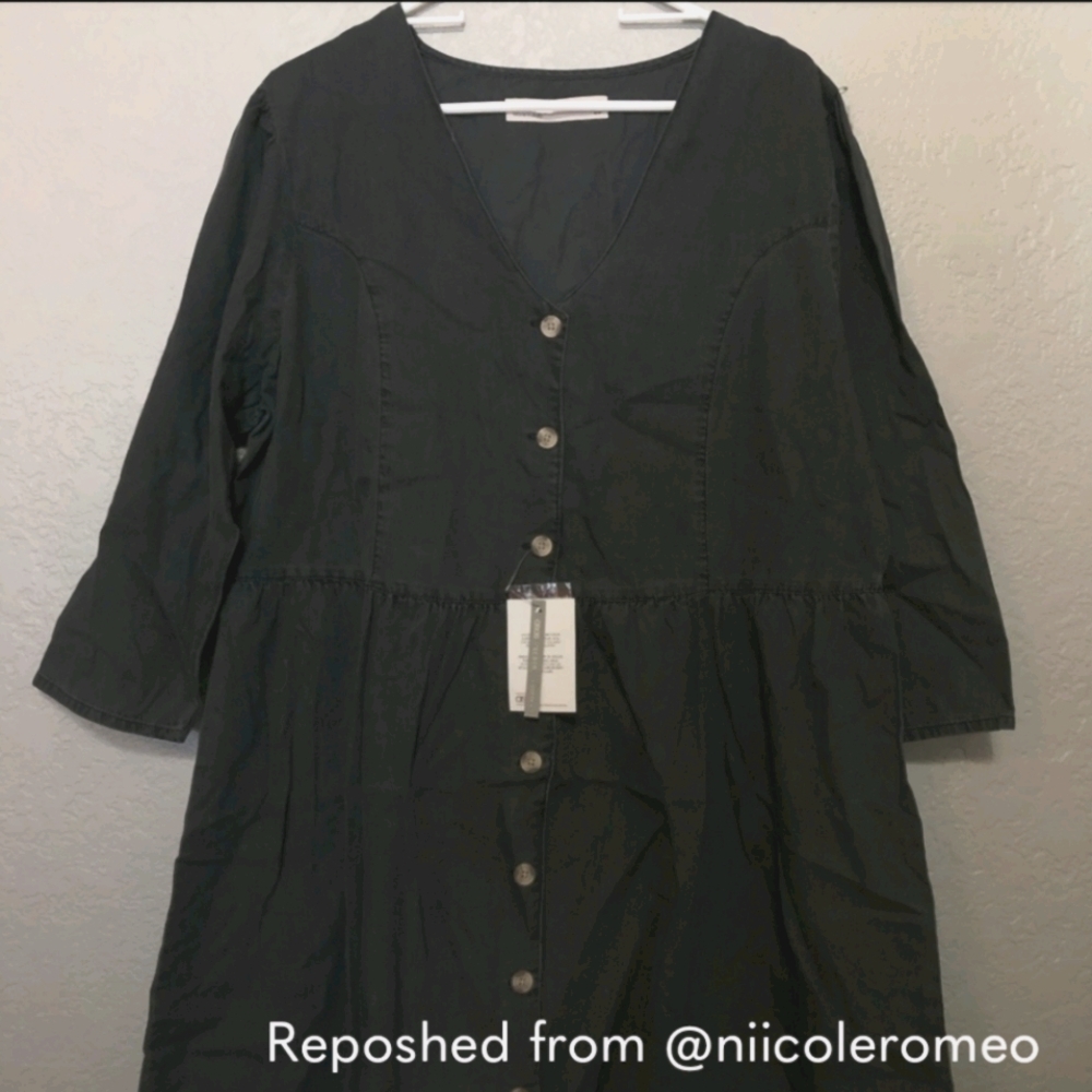 Charcoal grey ASOS dress